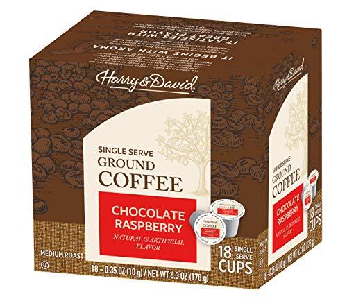 Harry & David Harry & David Single Serve Coffee, Chocolate Raspberry, 18 Single Serve Cups