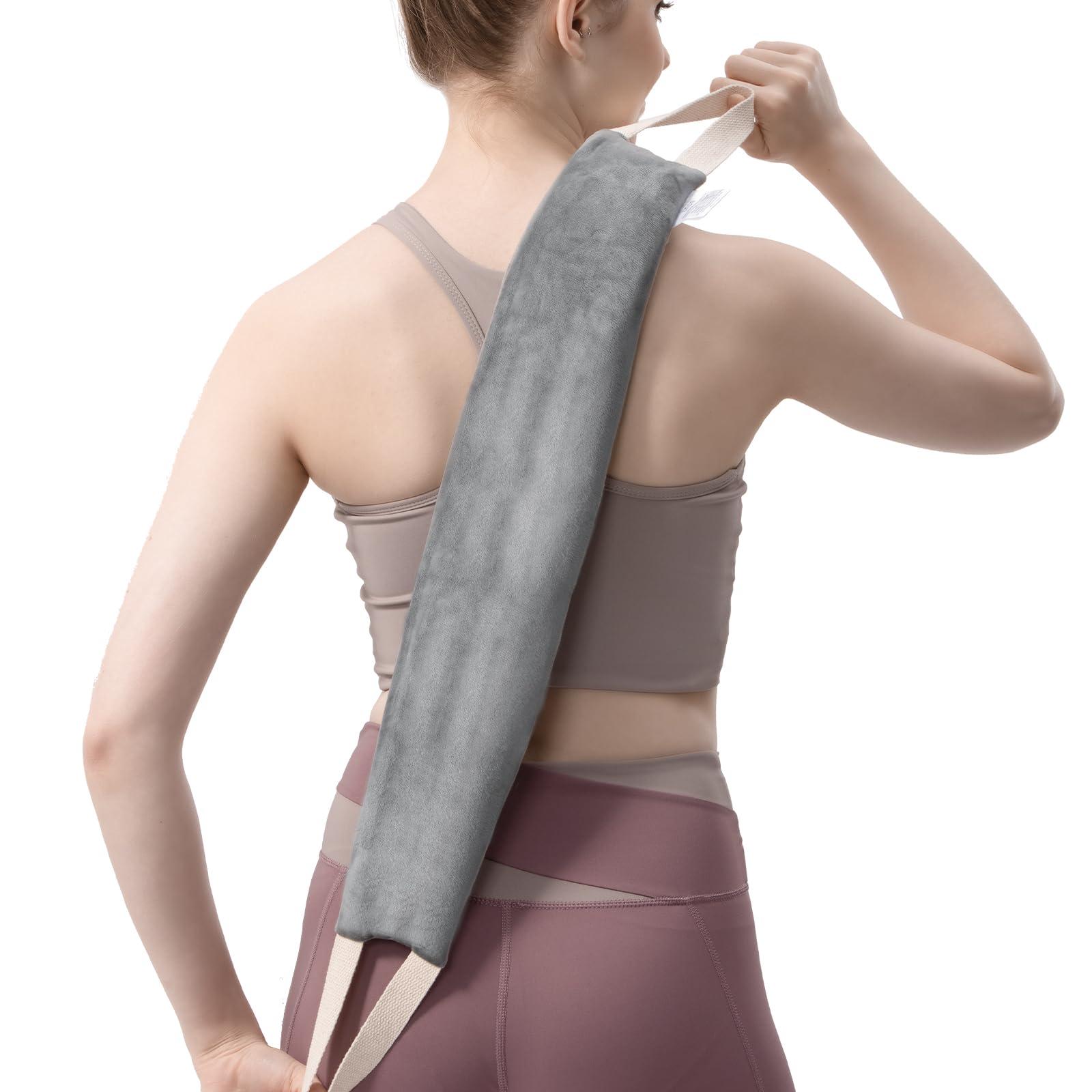 uncn uncn Heating Pad for Neck and Shoulders and Back Washable Small Microwavable Neck Wrap Weighted Lavender Neck Warmer Heat Wrap Microwave Heatable Rice Sock Cervical Hot Pack Aromatherapy Scented