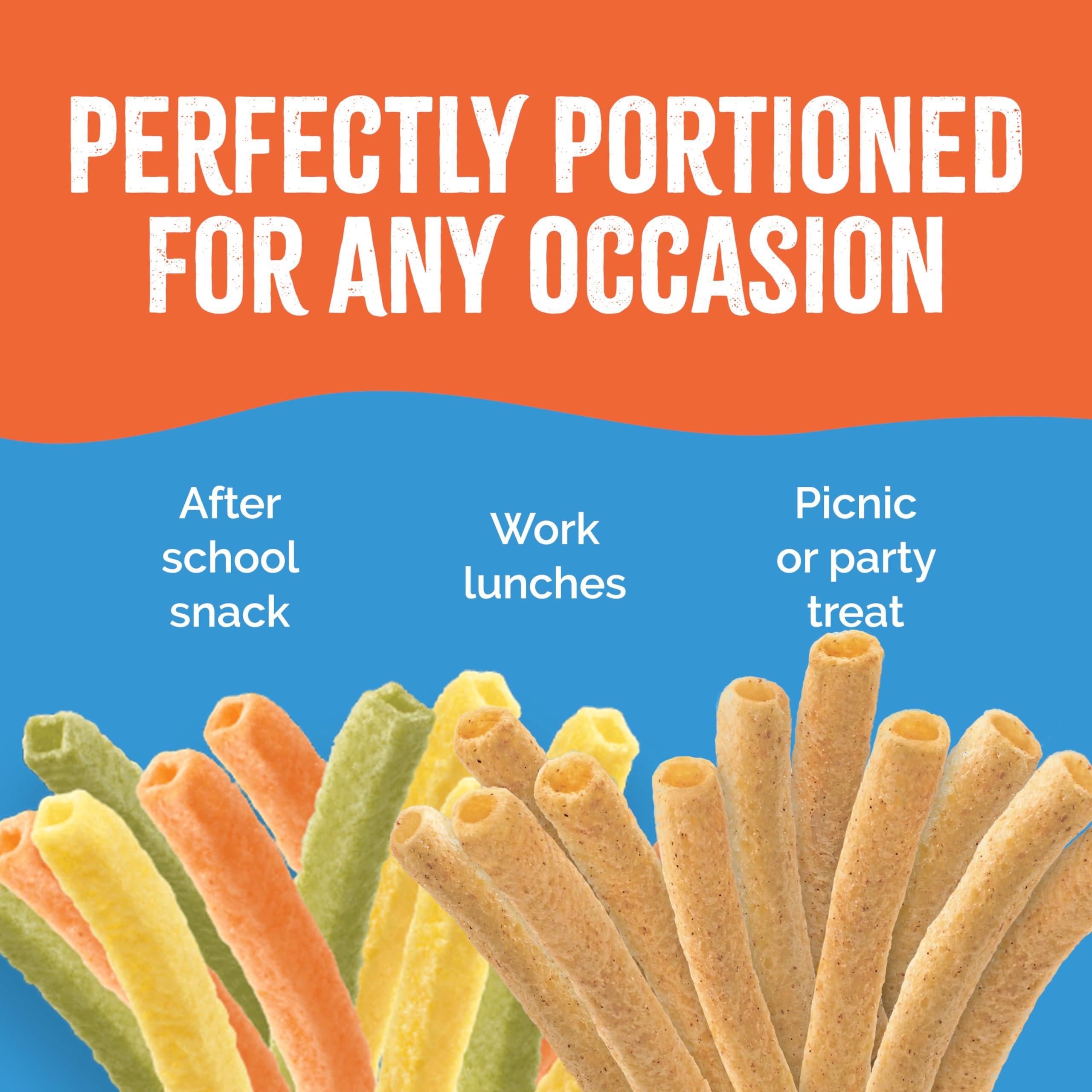 Sensible Portions Sensible Portions Garden Veggie Snacks - Veggie Straws, Snack Size Variety Pack, Sea Salt, Ranch, Cheddar, Apple Cinnamon, 1 Oz (Pack of 24)