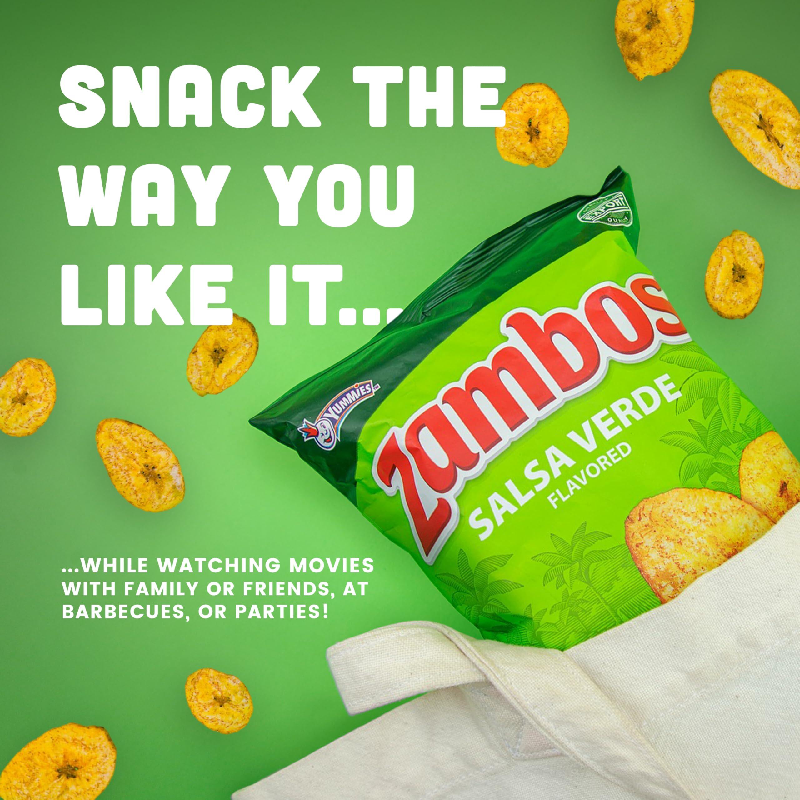 Zambos Zambos Plantain Chips Salsa Verde (Pack of 1)