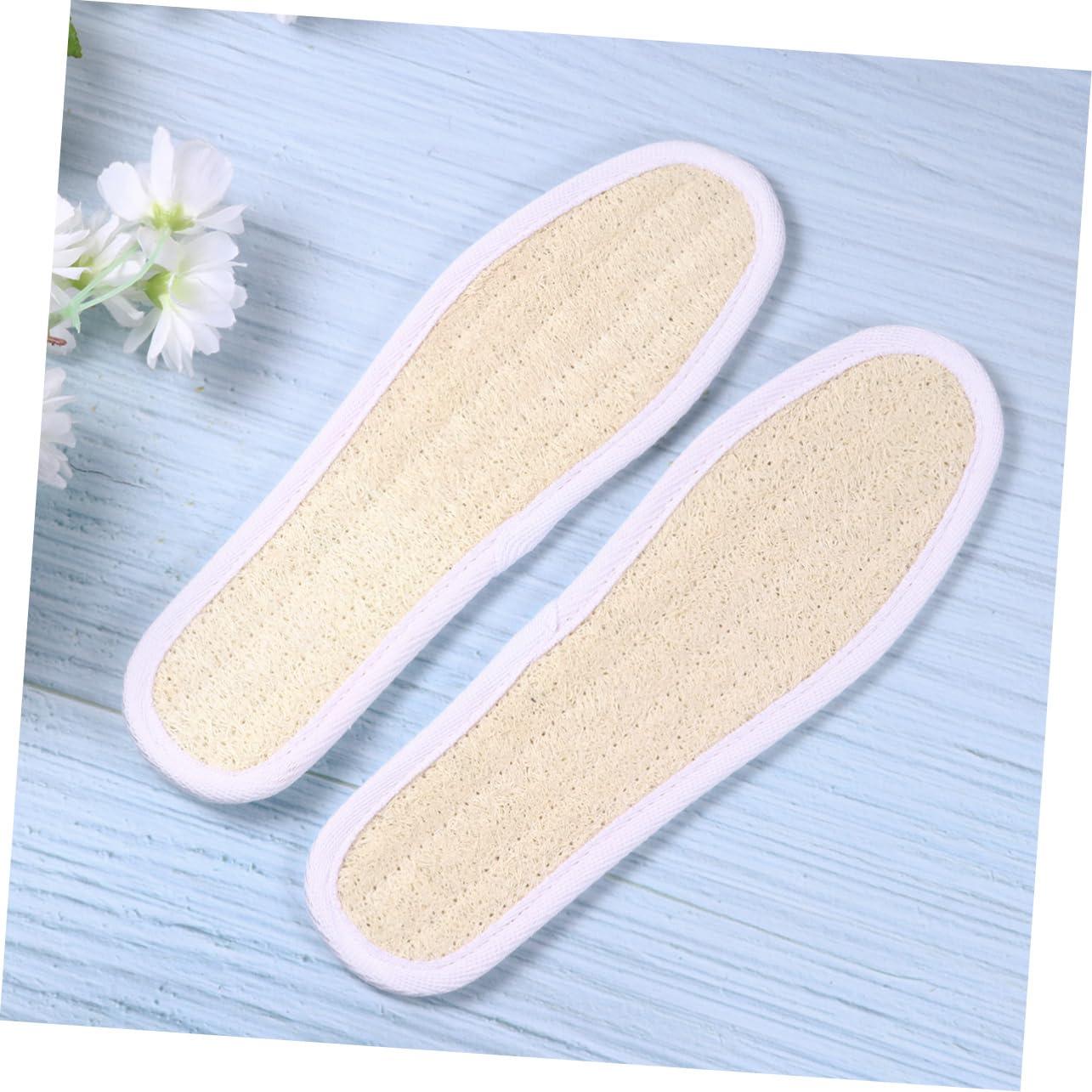 NOLITOY NOLITOY 2 Pairs Insole Sports Shoe Pad Boot Feet Shoe Inserts Plantar Sports Shoes Loofah Inserts Breathable Shoe Cutable Foot Inserts Loofah Shoe Pad Cushion Soles Sole of Foot
