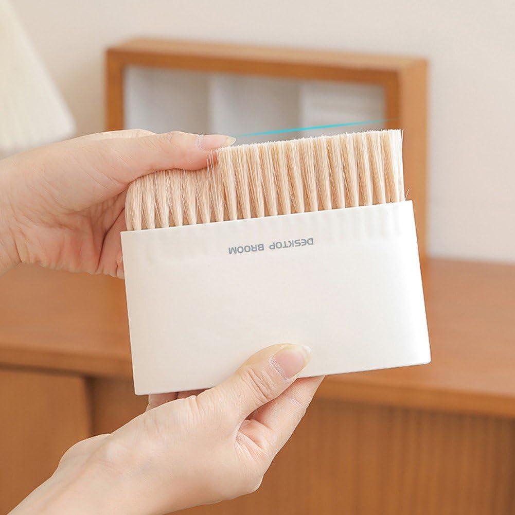 Wiywef Wiywef Small Dustpan and Brush Set, Mini Dust Pan with Broom Set Portable Table Brush Table Crumb Sweeper Broom Mini Trash Can Keyboard Cleaning Brush