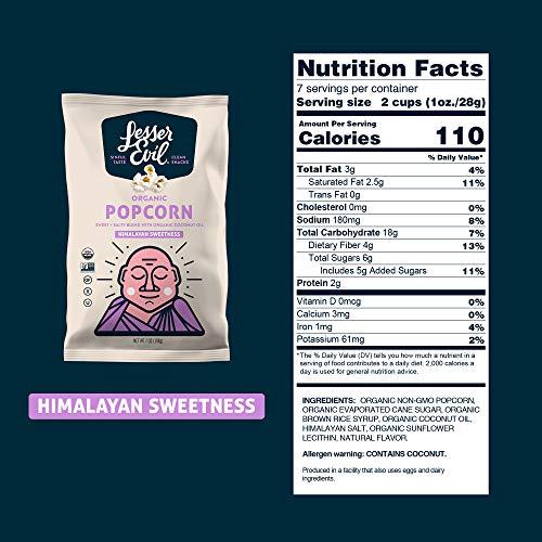 Lesserevil Lesserevil, Popcorn Bowl Sweet Organic, 7 Ounce