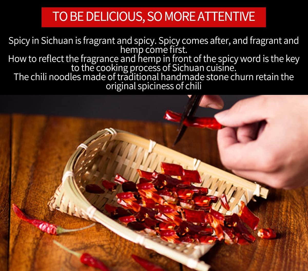 BAILINHOU Chinese Sichuan red Chili Powder 5.51 Pound / 2500g (first grade medium coarseness), Original imported of Szechuan, china