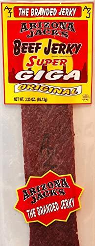 Prime Snax Corp Arizona Jack's Super Giga Individually Wrapped Jerky 4 Flavor Multipack (Original, Teriyaki, Pepper, & Hot)