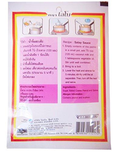 Lobo Lobo Satay Sauce Mix Powder, 50g (Pack of 4)