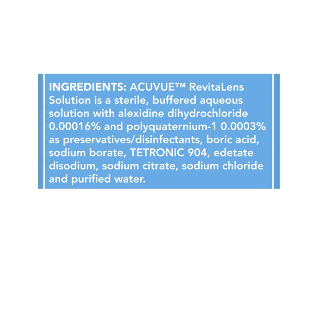 Kozens ACUVUEE Revita-Lens Multi-Purpose Disinfecting Solution (Pack of 2-10oz)