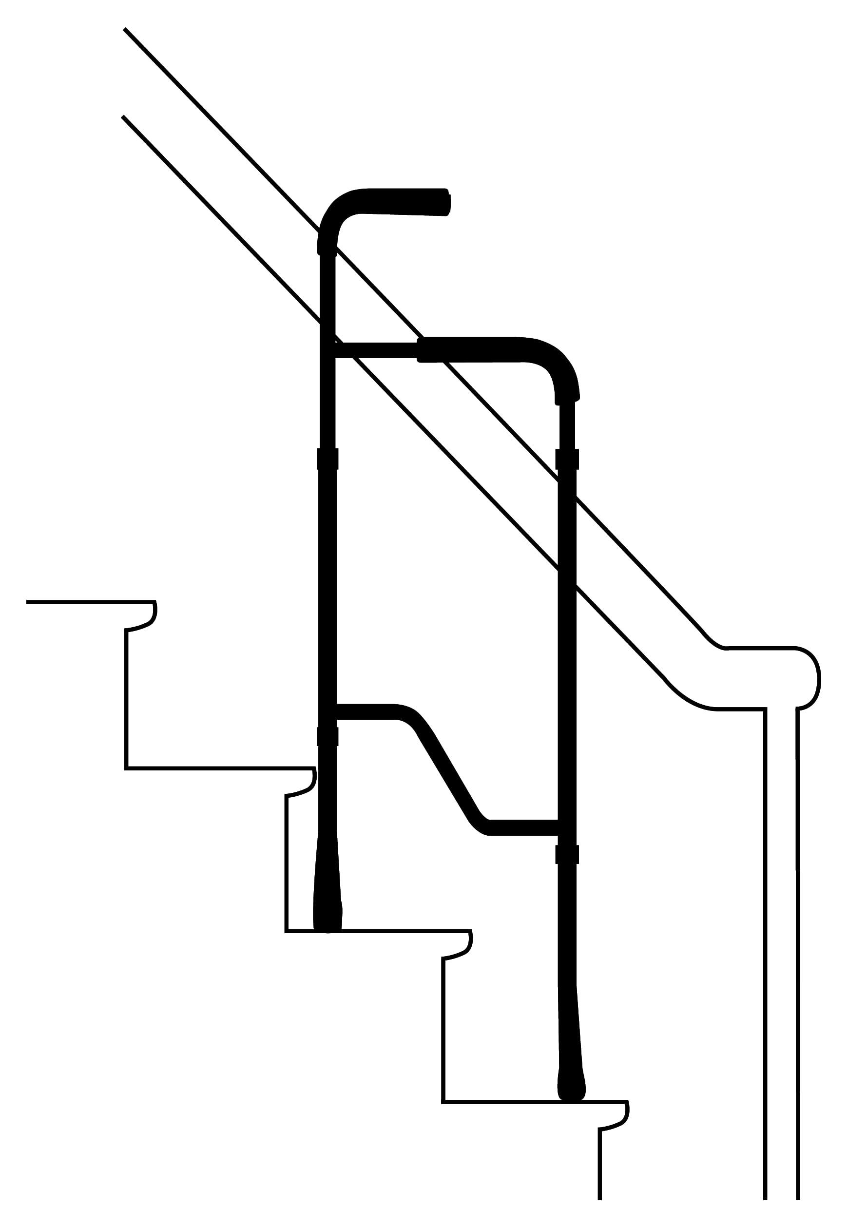 Rock Steady Cane Stair Climbing Assist Cane Reduces Shock and Pain as You Step Down Each Step. Adjustable, Light Weight, Sturdy, Foam Handles. Supports Up to 300 Lbs. Stability You Can Lean on by Rock Steady Cane