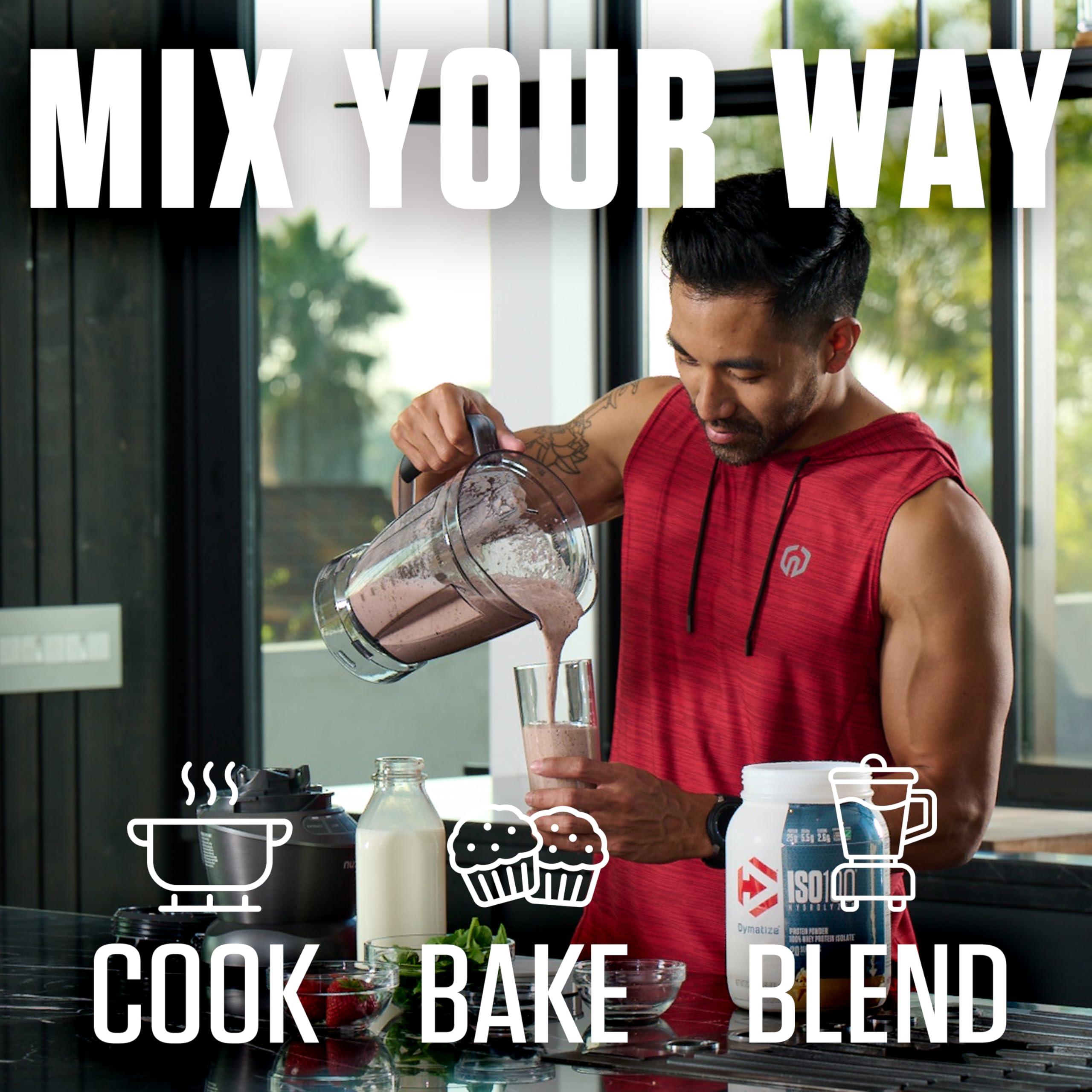 Dymatize Dymatize ISO100 Hydrolyzed 100% Whey Isolate Protein Powder in Dunkin\' Cappuccino Flavor, 25g Protein, 95mg Caffeine, 5.5g BCAAs, Gluten Free, Fast Absorbing, Easy Digesting, 21.5 Oz