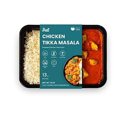 Quicklly Ready To Eat Indian Meal Special - Chicken Tikka Masala with Rice Pilaf (Pack of 4)