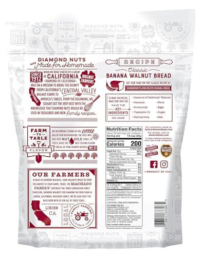 Diamond of California Diamond Shelled Walnuts 32 oz