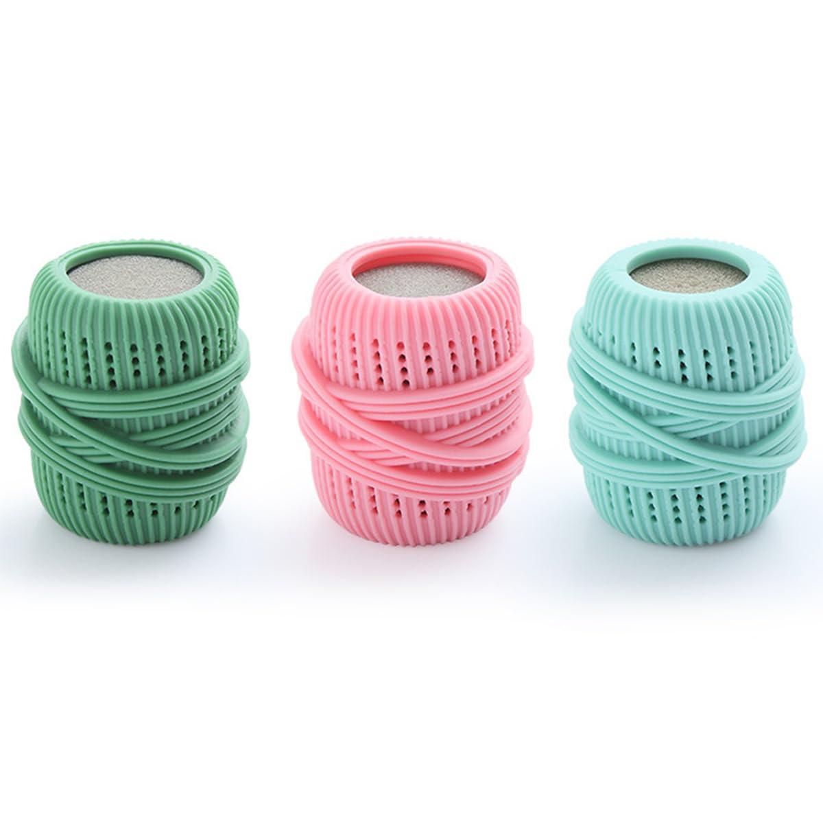 waenhasd waenhasd Washing Machine Laundry Ball, Fabric Softener Dispenser Laundry Balls, Reusable Dryer Balls, Fabric Softener Balls for Washer, Downy Ball Dispenser for Fabric Softener /2084, 3 Pcs, 21213