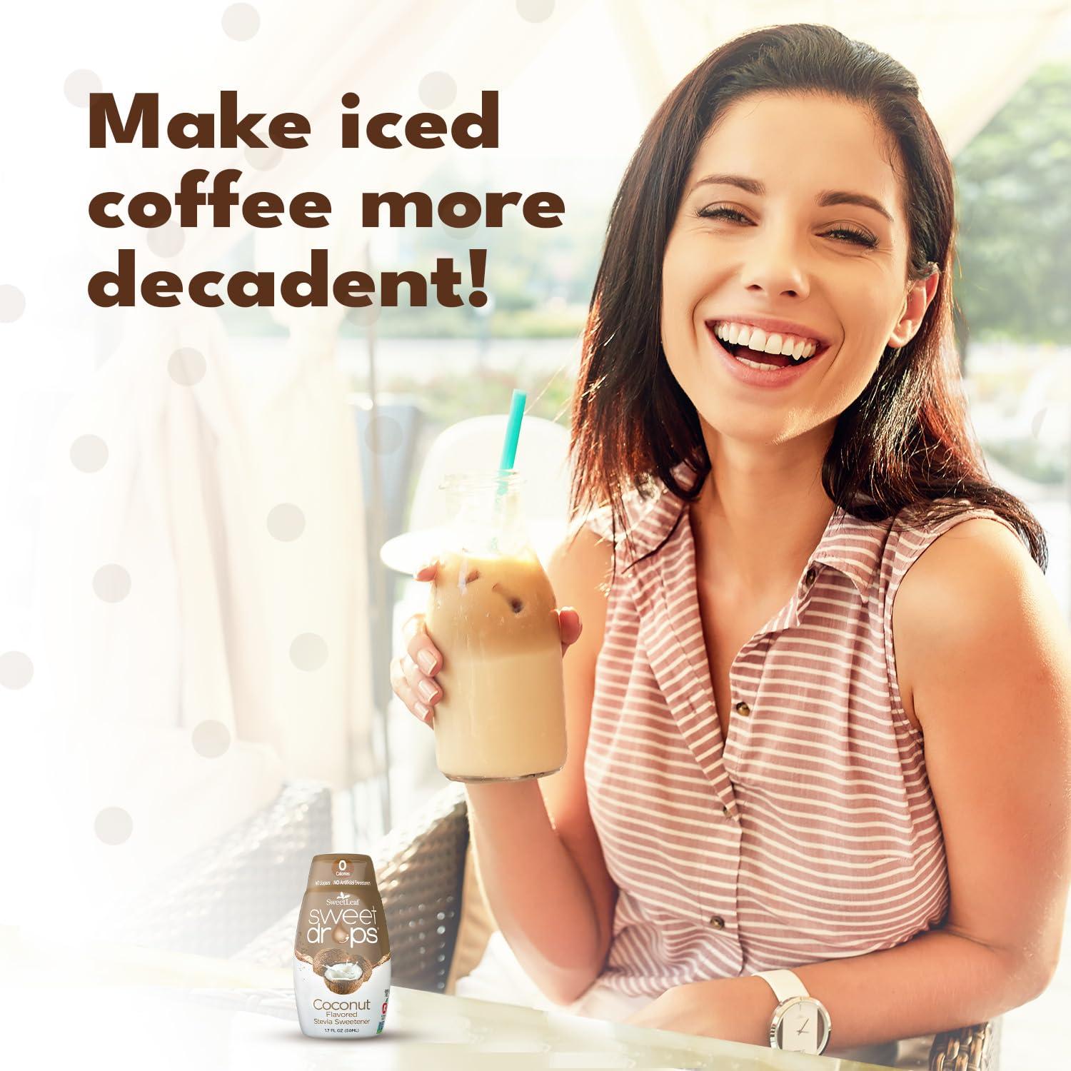 SweetLeaf SweetLeaf Sweet Drops - Stevia Liquid Variety Pack, Chocolate, Caramel, Vanilla, Pumpkin Spice, Sugar-Free Coffee Syrup Alternative, 1.7 Oz Ea (Pack of 4)