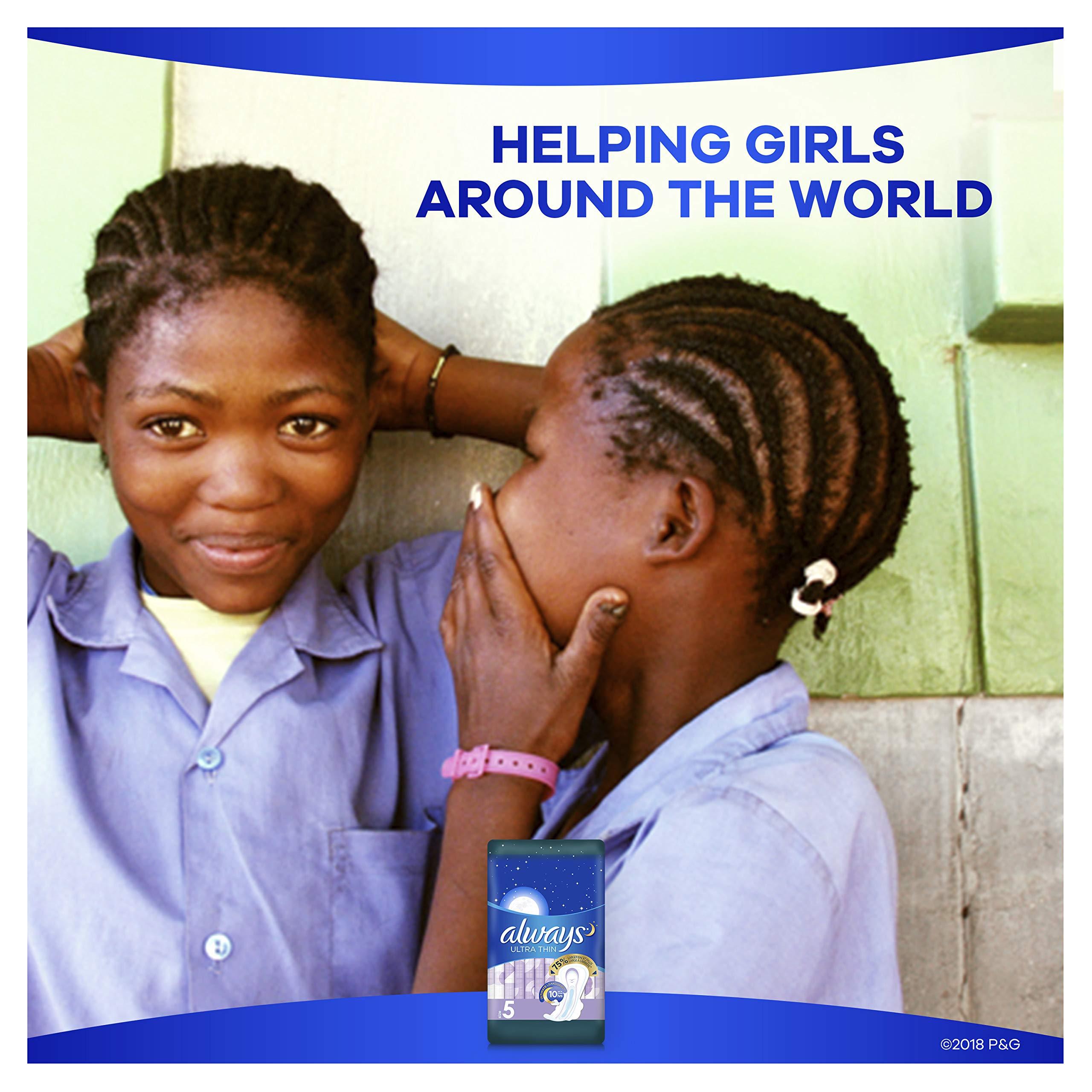 Always Always Pads Size 5 Ultra Thin 12 Count Xtra-Heavy Overnight