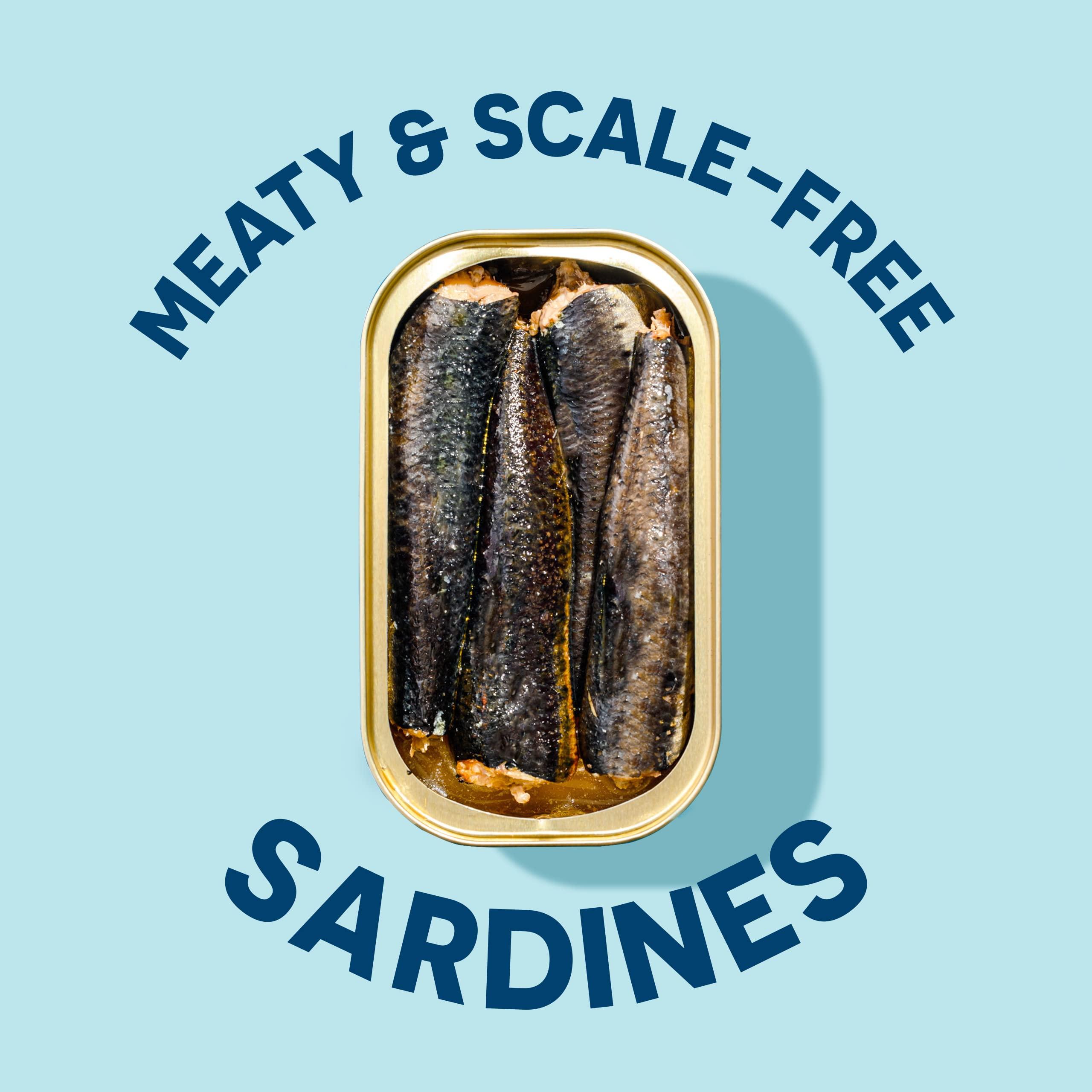 Wild Planet Wild Planet Wild Sardines in Water, Sea Salt, Tinned Fish, Sustainably Caught, Non-GMO, Kosher, Keto and Paleo, 3rd Party Mercury Tested, 4.4 Ounce Single Unit