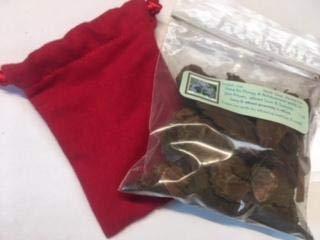 Ravenz Roost Jezebel root 1 oz with handmade Red Flannel bag ~ Ravenz Roost handmade item