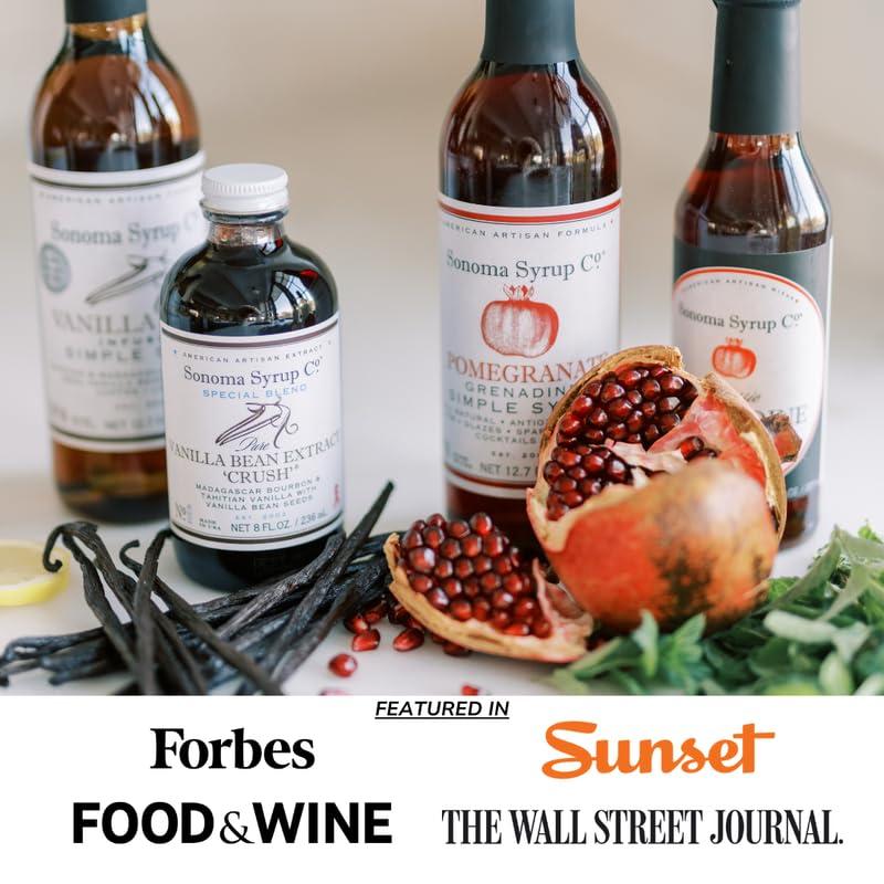 Sonoma Syrup Co Sonoma Syrup Co Organic Pure Vanilla Bean Extract "Crush", 8 oz