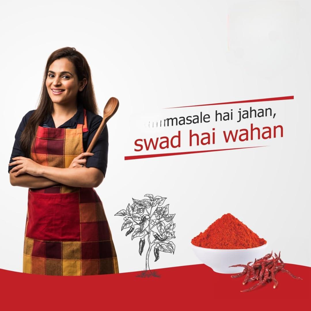 Generic Generic Kashmiri Lal Mirch Powder |Kashmiri Red Chilli Powder For Daily Cooking | Absolute Purity | No artificial colors And Preservatives -200 gm