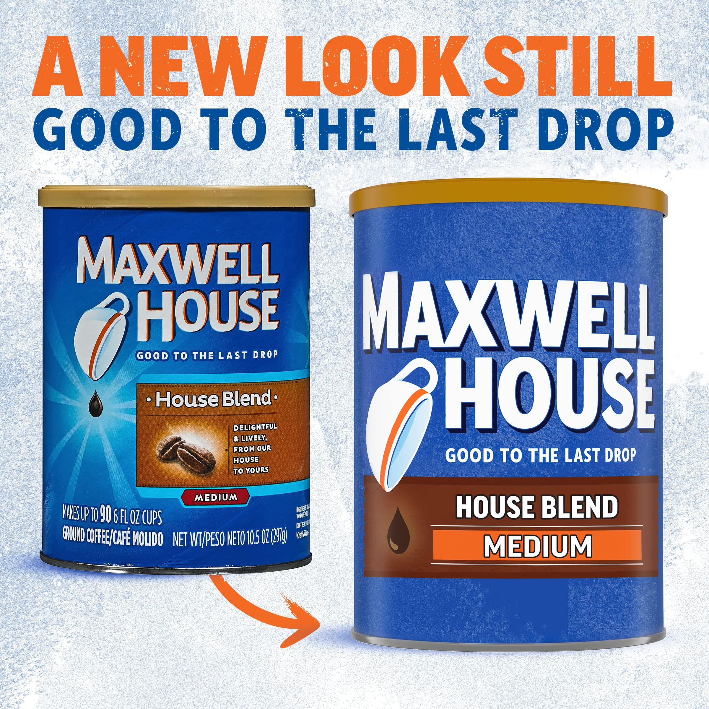 MAXWELL HOUSE Maxwell House Ground Coffee, House Blend, 10.5 Ounce