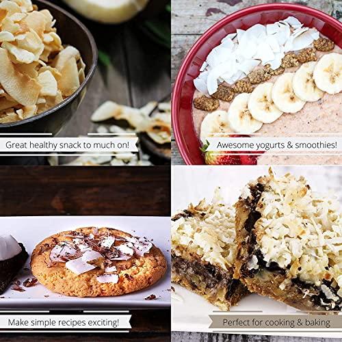 It's Delish Gourmet Toasted Sweetened Coconut Chips by Its Delish, 1 LB Bulk Bag – Healthy Creative Snacks Favorite Food Crunch – Great For Snacking, Baking and Decorating - Vegan, Natural, Kosher