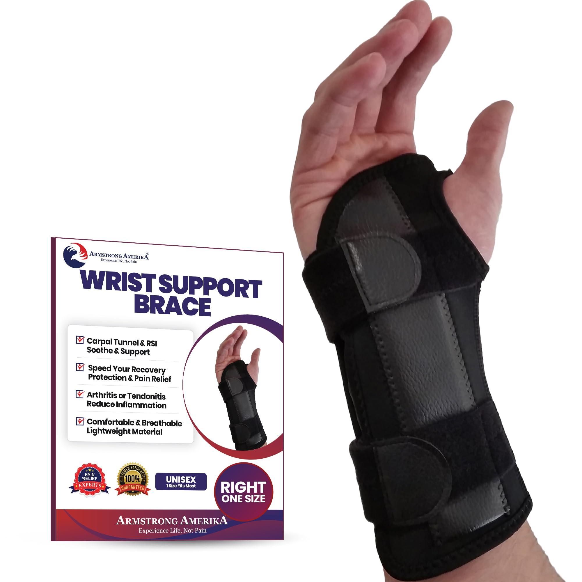 ARMSTRONG AMERIKA ARMSTRONG AMERIKA Wrist Brace For Carpal Tunnel Right Hand + Elbow Brace Fits Most