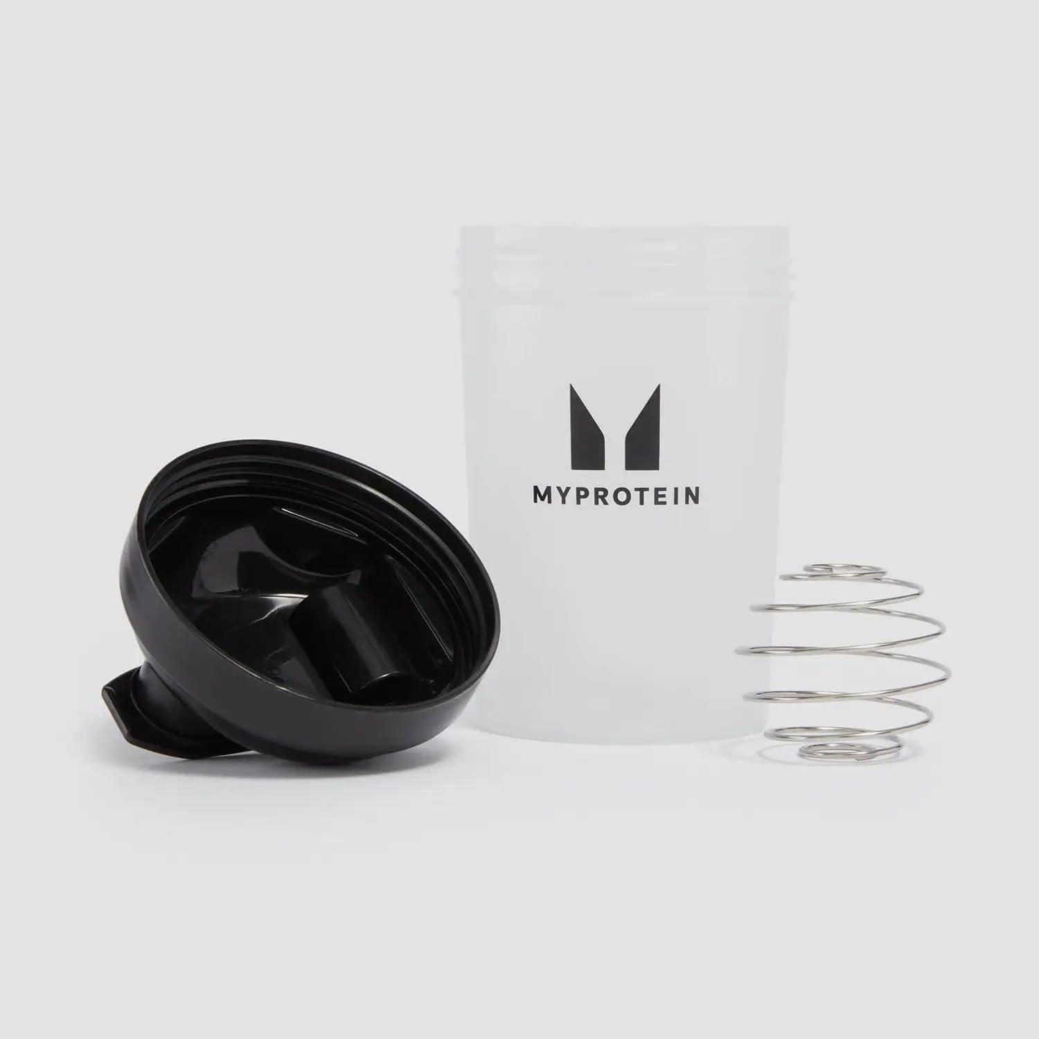Myprotein Myprotein Unisex Adult Mini Bottle Shaker - Black, Free Impact Whey Sample Included, 400 ml (Pack of 1)