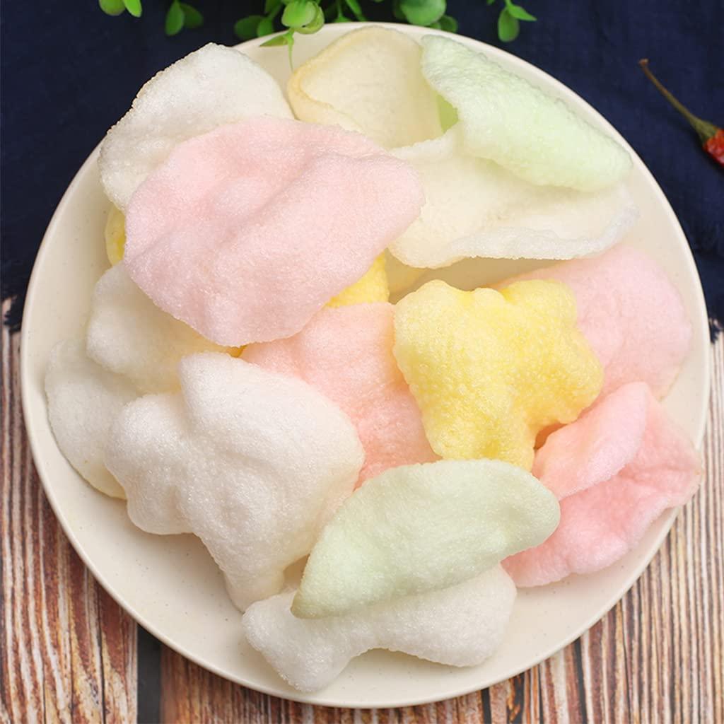 JTEDZI JTEDZI Uncooked Prawn Flavor Chip 6.35 oz / 180g, Colored Shrimp Chips Snack, Prawn Crackers, Shrimp Chips Uncooked, Shrimp Crackers for Party Appetizers (Multi Color, Pack of 2)