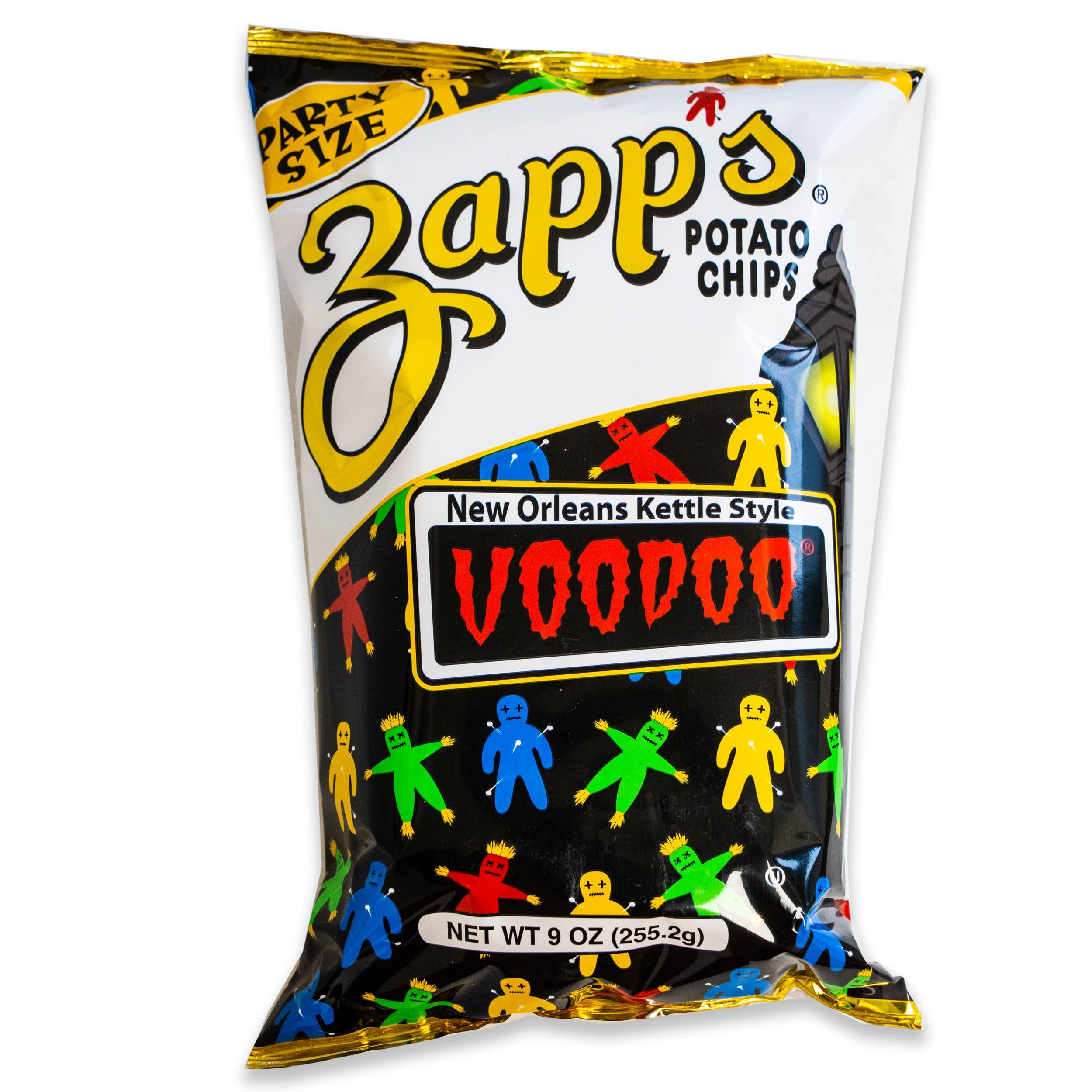 Circle of Drink Grandma Utz Chips - Variety Pack - Utz Grandma BAR-B-Q Chips (3, 8oz bag) - Utz Kettle Style Potato Chips (3, 8oz bag) - Zapp\'s Tangy New Orleans Kettle-Style Potato Chips (1, 8oz bag) - 7 Items Total