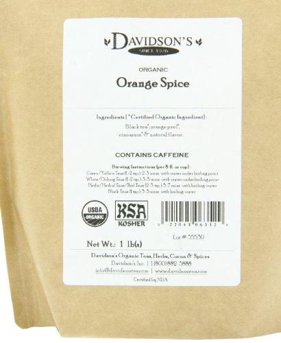 Davidson's Davidson\'s Tea Bulk, Orange Spice, 16 Ounce