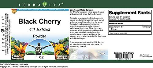 TerraVita Black Cherry 4:1 Powder (1 oz, ZIN: 519213) - 3 Pack
