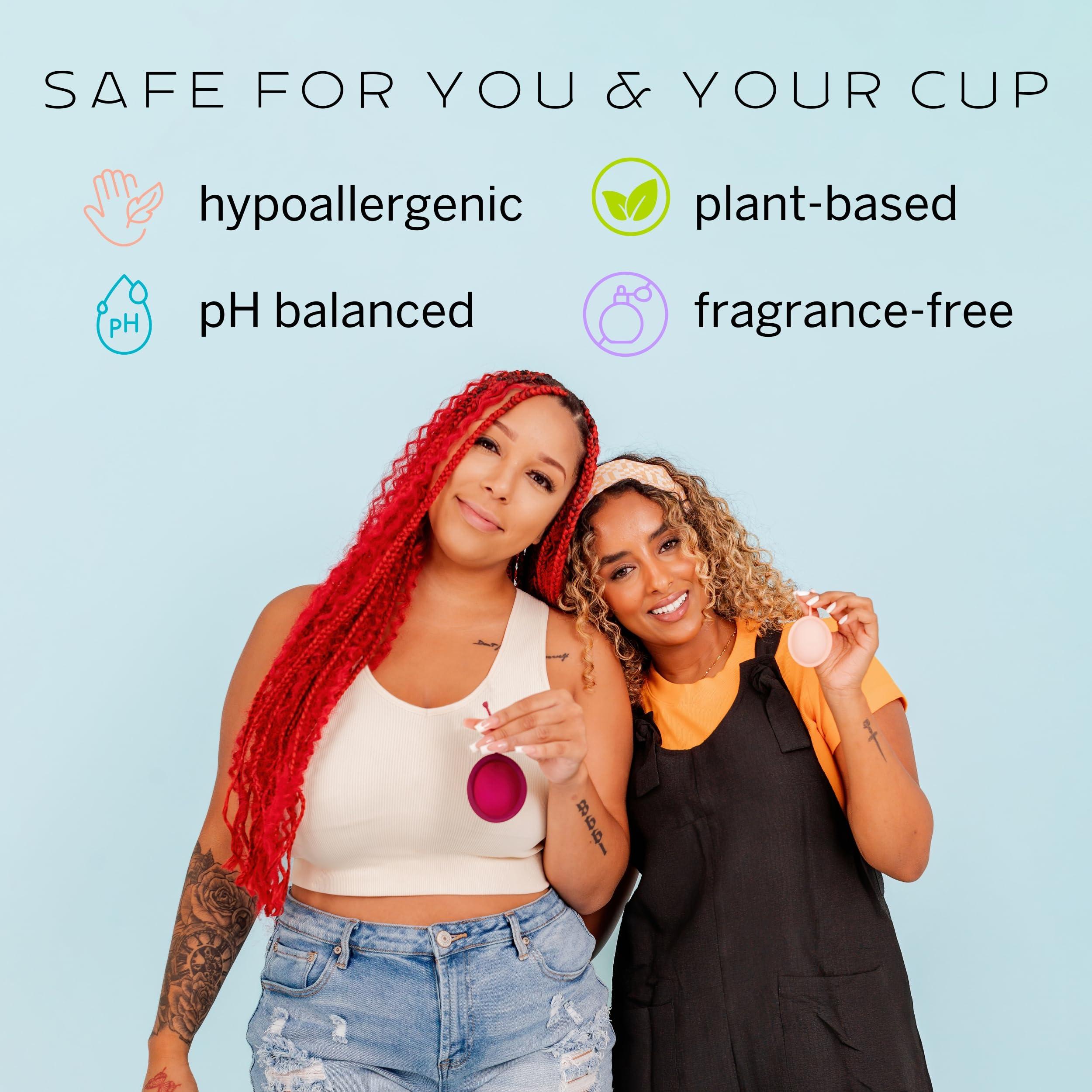 Pixie Cup Pixie Feminine Wipes - Flushable, Biodegradable, & Ph Balanced - Best Individually Wrapped Packet Wipes for On The Go & Public Bathrooms - Wash, & Cleaner For Your Menstrual Cups & Discs (20 Count)