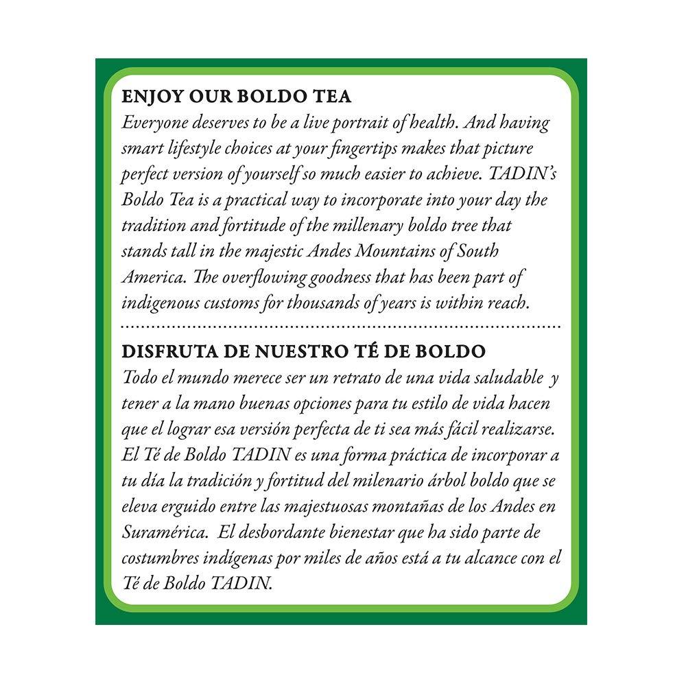 Tadin Tadin Boldo Herbal Tea (24 Teabags) (Pack of 2)