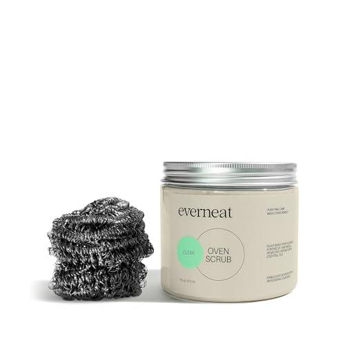Everneat Everneat Oven Scrub (16oz): Natural Oven Cleaner and Kitchen Cleaner | Heavy Duty Oven Cleaner & Oven Rack Cleaner Kit | Fume-free & Safe to Clean All Ovens (Unscented)