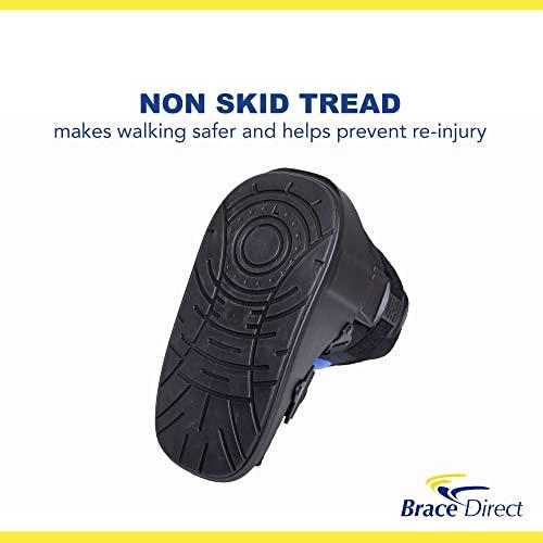 Brace Direct Brace Direct Short Air Walker Cam Fracture Boot - Low Profile For Soft Tissue Injuries, Ankle or Foot Fracture, Sprained Ankle, & Injury Protection and Stabilization Fracture Boot