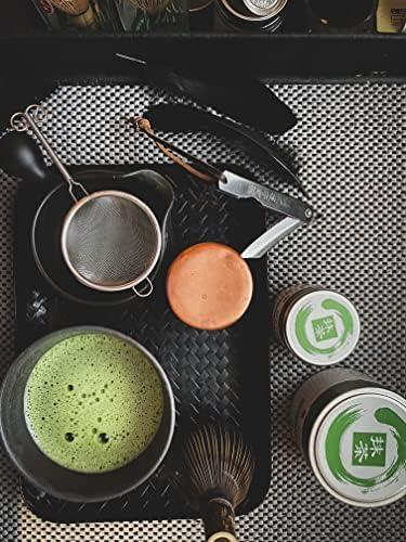 Matcha Kari Matcha Kari Mini Matcha Tea Set in Black + 30g Culinary Matcha
