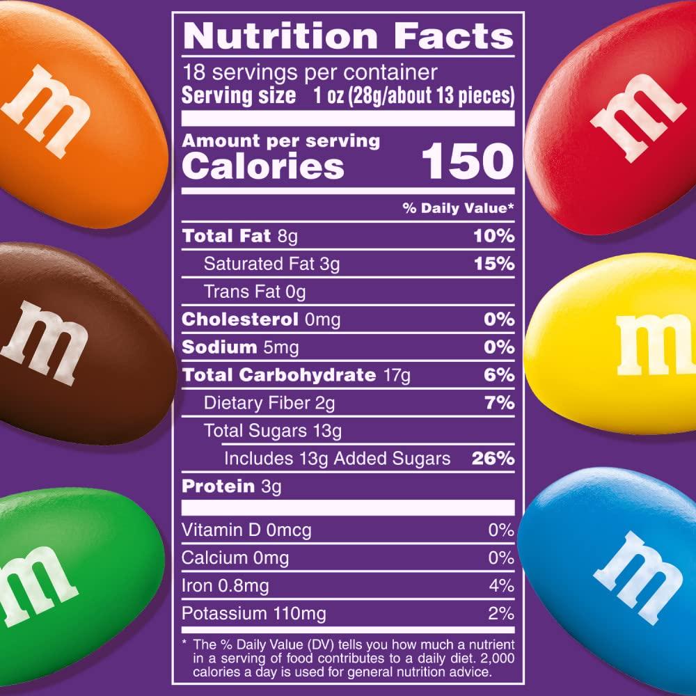 M&M\'S M&M\'S Peanut Dark Chocolate Candy, Sharing Size, 9.4 oz Resealable Bag