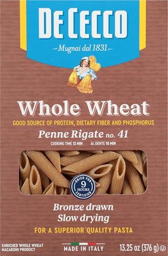 De Cecco De Cecco Penne Rigate Whole Wheat, 13.25 oz