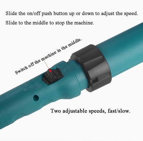 HYQFSAD Electric Spin Scrubber, Cordless Electric Cleaning Brush with 2-Speeds Adjustable Speeds and Extension Handle Portable Handheld Scrubber for Cleaning Bathroom, Window Tile Floor Tub & Shower ( Color :