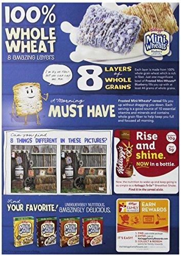 Frosted Mini-Wheats Kellogg's Frosted Mini Wheats Bite Size Blueberry Muffin 15.5-ounce (Pack of 4)