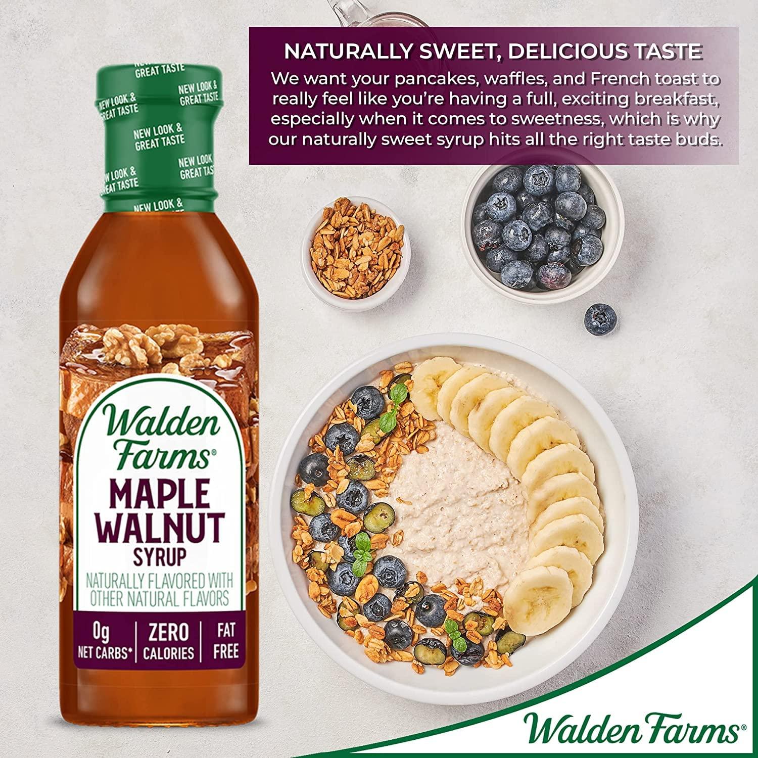 Walden Farms Walden Farms Syrup (12 Fl Oz (Pack of 3), Maple Walnut)