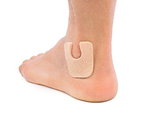 ZenToes ZenToes U-Shaped Felt Callus Pads | Protect Calluses from Rubbing on Shoes | Reduce Foot and Heel Pain | Pack of 24 1/8” Self-Stick Pedi Cushions