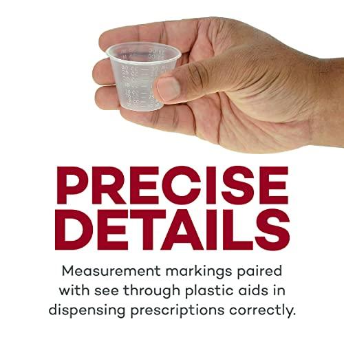 Dealmed Dealmed Medicine Cups – 200 Medicine Measuring Cups, Graduated, 1oz Disposable Plastic Medicine Cups, Ideal for Doctor's Offices, School Nurse's, Hospitals, at Home and More