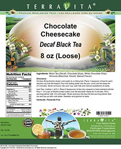 TerraVita Chocolate Cheesecake Decaf Black Tea (Loose) (8 oz, ZIN: 541392)