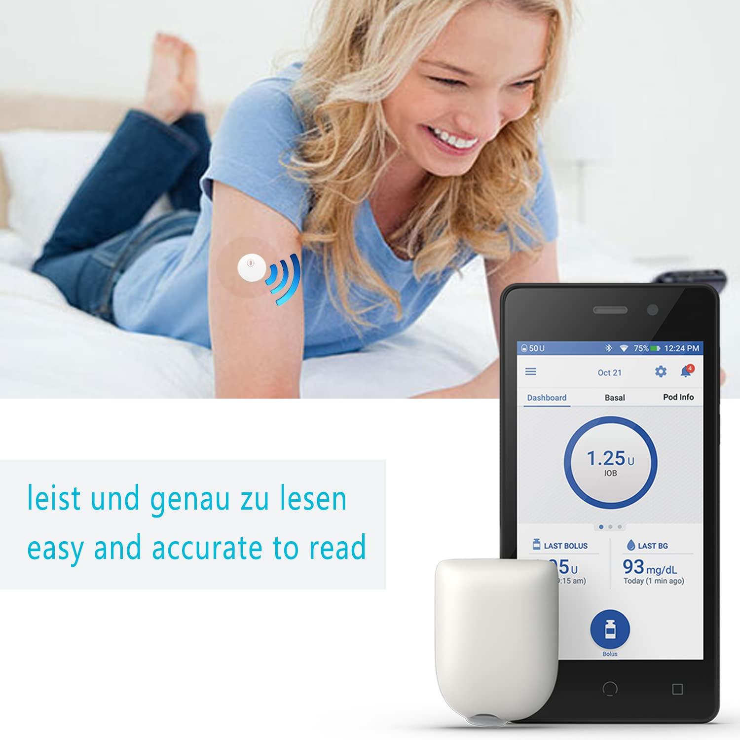 GTAGKOMMEN 20 Pack Freestyle Libre 3 Sensor Covers, Waterproof & Transparent Adhesive Patches for Libre 3 Sensor Covers, No Glue on The Center and Strong Stick Will to 14 Days Protect Your Sensor -GTAGKOMMEN