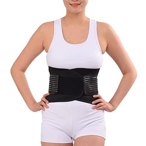 XMSM Plus Size L-6XL Waist Back Brace Support Belt for Men & Women Back Pain Relief Massage Shaper Belt Lower Lumbar Decompression Belt Post Surgery Girdles (Color : Blue, Size : X-Large)