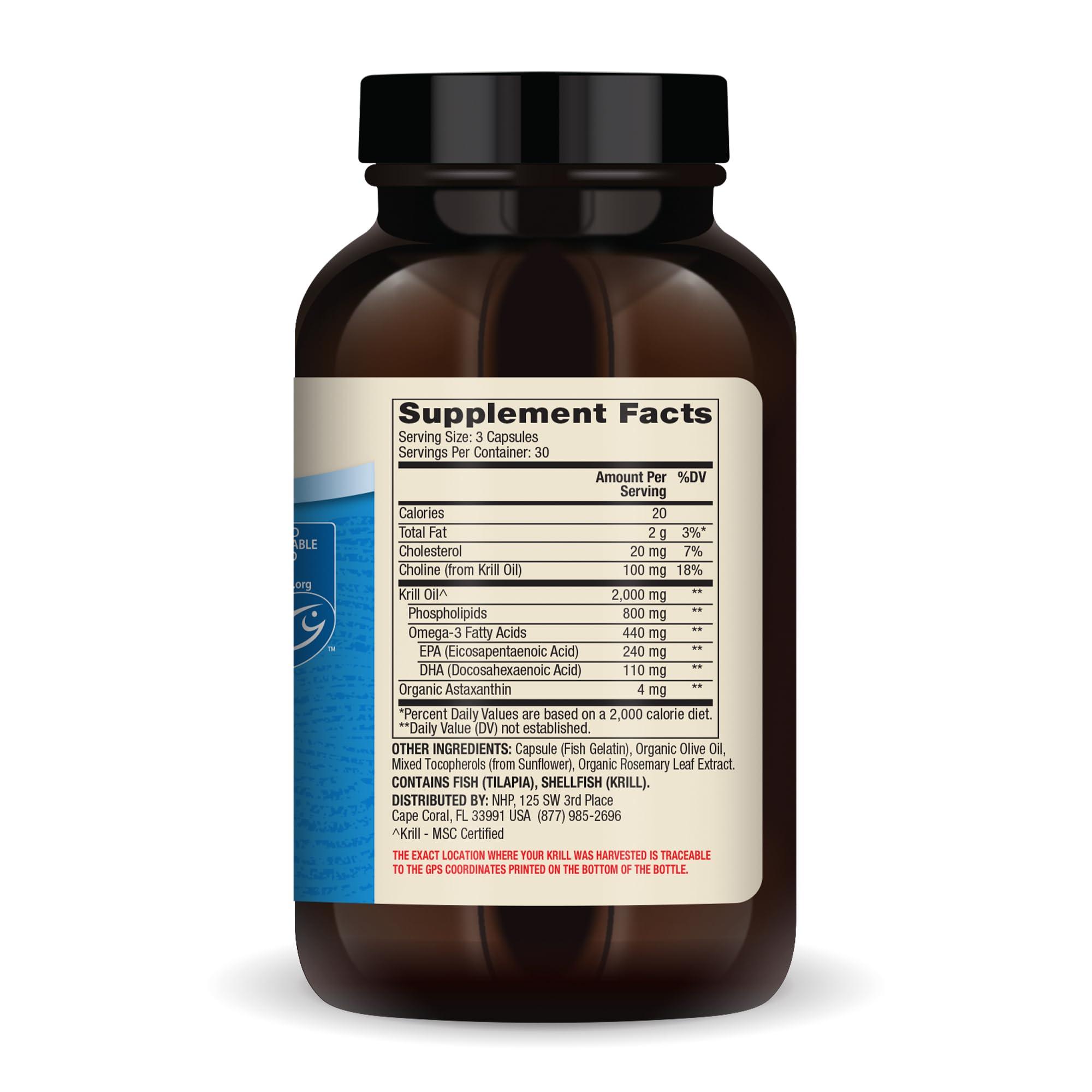 Dr. Mercola Dr. Mercola Krill Oil Double Strength, 90 Servings (270 Capsules), Dietary Supplement, 2,000 mg Krill Oil Per Serving, Ideal Source of Omega-3s, Non-GMO, MSC Certified