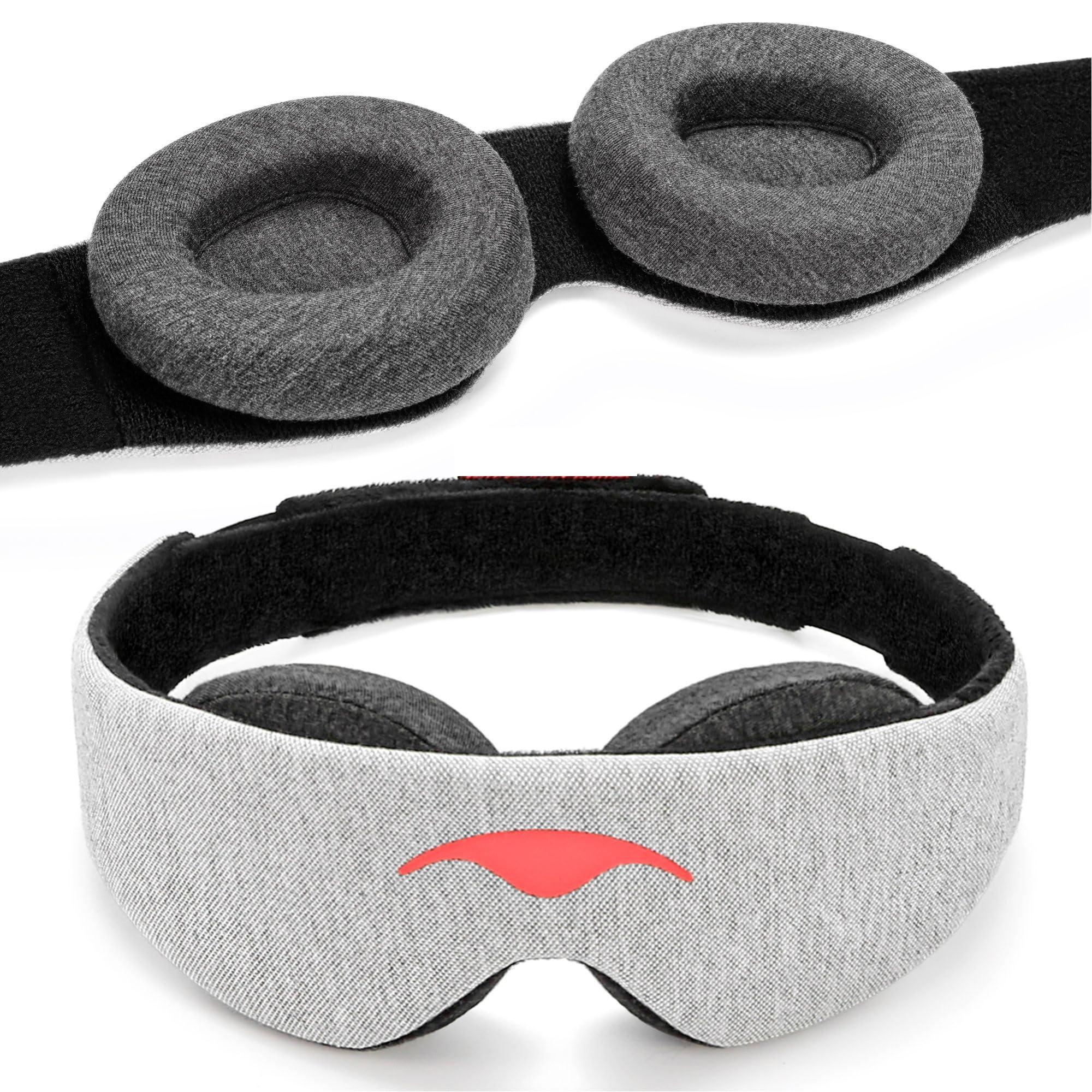 Manta Sleep Manta Sleep Cooltherapy Bundle - Manta Sleep Mask + Manta Cool Eye Cups - 100% Total Blackout Eye Mask Paired with Cooling Therapy Eye Cups for Deep Rest, Migraines, Puffy Eyes & Sinus Relief