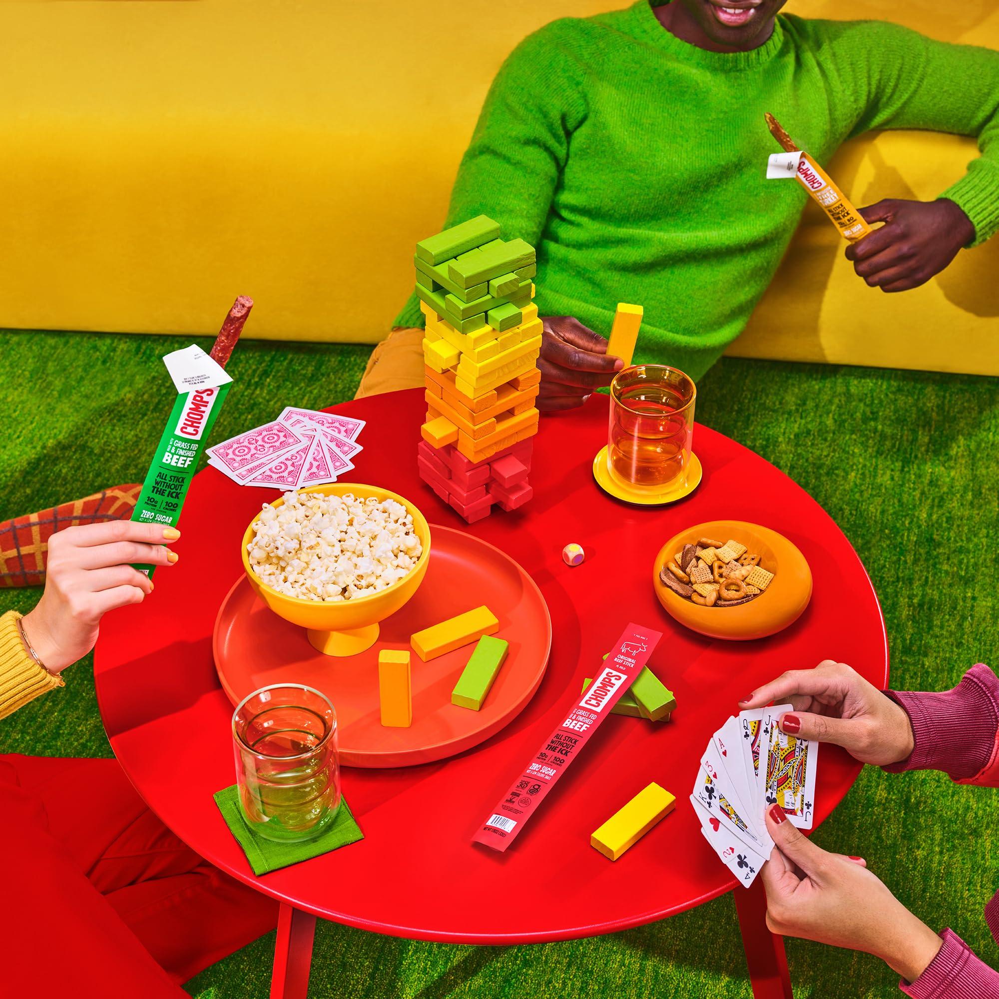 Chomps Chomps Original Turkey Jerky Meat Snack Sticks 10-Pack - Keto, Paleo, Low Carb, Whole30 Approved, 12g Lean Meat Protein, Gluten Free, Antibiotic Free, Zero Sugar Food