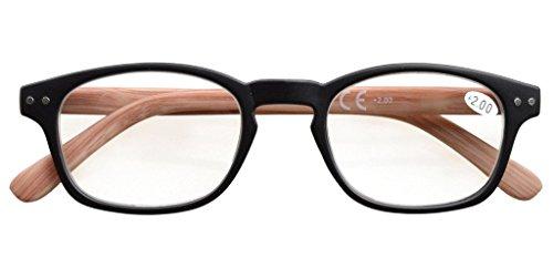 Eyekepper Eyekepper Bamboo Pattern Arms Reading Glasses-5 Pack Include Reading Sunglasses for Women Men Reading,+3.50 Reader Eyeglasses