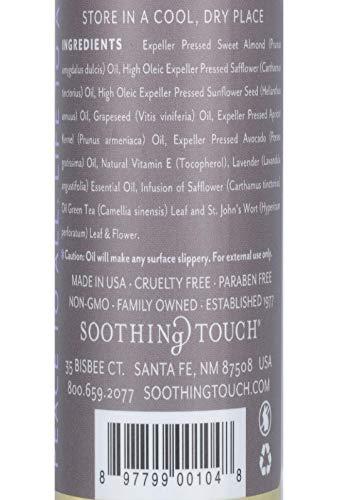 Soothing Touch Soothing Touch Bath Body & Massage Oil, Calming Lavender - 8 Oz